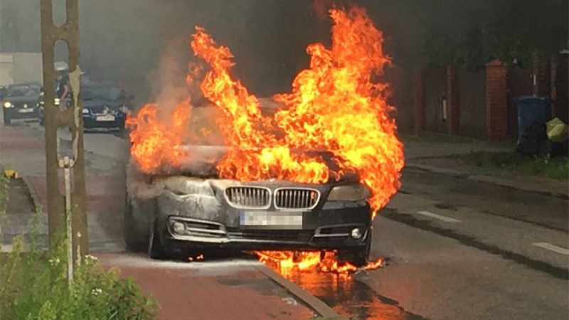 Plaga pożarów w samochodach BMW